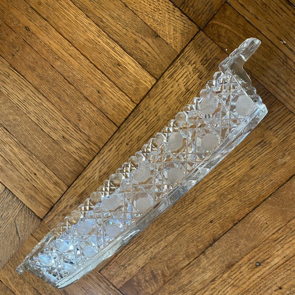 Crystal serving dish - Picture 5 of 12